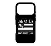 One Nation Under Surveillance Privacy World Order 1984 Chip Case for iPhone 17 Pro