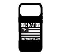 One Nation Under Surveillance Privacy World Order 1984 Chip Case for iPhone 17 Pro Max