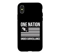 One Nation Under Surveillance Privacy World Order 1984 Chip Case for iPhone X/XS