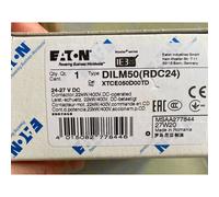 one New EATON MOELLER DILM50(RDC24) 24-27VDC Contactor Quality assurance