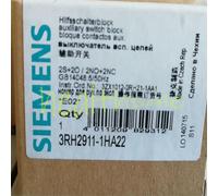 Siemens 3RH2911-1HA22 Snap-On Auxiliary Contact 2NO/2NC 001044