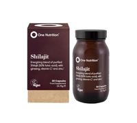 One Nutrition Shilajit Capsules - 50 Capsules - 250mg PrimaVie Shilajit with 50% Fulvic Acid - Panax Ginseng, Vitamin C & Zinc - Energy, Endurance & Testosterone Support - Men & Women Supplement