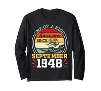 One of A Kind Awesome Since September 1948 Surf 78 Years Old Long Sleeve T-Shirt