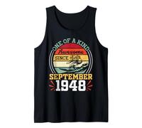 One of A Kind Awesome Since September 1948 Surf 78 Years Old Tank Top