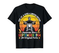 One of A Kind Ltd Edition Awesome Since September 1984 Biker Value Graphic T-Shirt, Men, Black, L