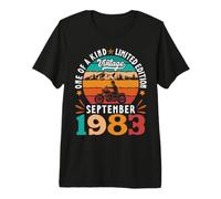 One of A Kind Ltd Edition September 1983 Ltd Edition 43 Year Premium T-Shirt