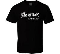 One Ok Rock Japan Rock Band Logo tee Black White Tshirt Men's