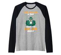 One Option A Day Keeps The Day Job Away Trader Stock Market Raglan Baseball Tee
