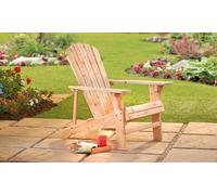 One or Two Wooden Adirondack Garden Chairs: One