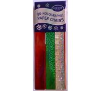 One Pack of 30 Holographic Paper Chains