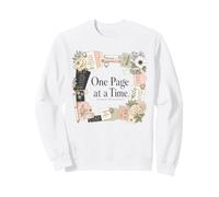 One Page at a Time Christian Womens Bible Study Design Sweatshirt
