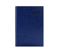 One-Page Daily Schedule Business Efficiency Office Plan -A5 Dark Blue and Simple