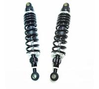 One Pair 305mm 320mm 330mm 340mm 345mm 350mm 360mm 8mm Spring Motorcycle Shock Absorber Adjust Rear Suspension Rear Shock Absorber(345mm yellow) (330mm black)