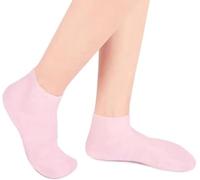 One Pair Anti Slip Moisturising Silicone Socks Comfortable Dry Cracked Feet Socks Foot Care Foot Spa Gel Silicone Socks for Women Foot Dry Cracked (Big)
