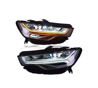 One Pair Car Front Lights Compatible For Audi A6 C7 2012-2018 Accessories A6L Headlights DRL Turn Signal Lamp Assembly(2016-2018)