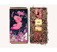 One Pair of Tall Beeswax Spell Candles Dressed with Magical Herbs & Flowers - 2 Count - Hand-Rolled (Mother's Shield)