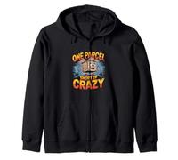 One Parcel Short Of Crazy Zip Hoodie