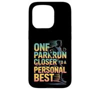 One Parkrun Closer to a Personal Best Runner Running 5k Case for iPhone 15 Pro