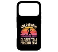 One Parkrun Closer to a Personal Best Runner Running 5k Case for iPhone 17 Pro