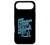 One Parkrun Closer to a Personal Best Runner Running 5k Case for iPhone Air