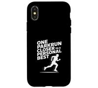 One Parkrun Closer to a Personal Best Runner Running 5k Case for iPhone X/XS