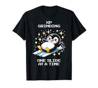 One Penguin Slide at a Time | Pixel Art T-Shirt