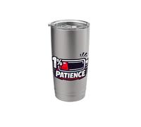 One Percent Patience Battery Low Charge Sarcasm Stainless Steel Insulated Tumbler