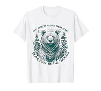 One Person Away from Being Bear Foot in Woods Nature Lover T-Shirt