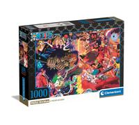 One Piece 39922 1000 Piece Puzzle with Poster - Tactics Game for Manga and Anime Fans - for Adults and Children from 14 Years