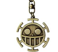 One Piece Trafalgar Law Logo 3D Metal Keychain ABYSTYLE