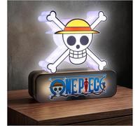 One Piece 3D Night Light, Straw Hat Table Lamp with 3 Brightness Levels, White Coloured & Dual Powered LED Light for Bedroom & Desks, Manga Living Room & Bedroom Decor, Anime Gifts (Multi 3D Skull)