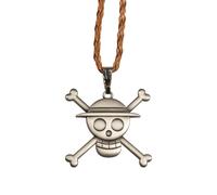 One Piece: Abystyle - Skull (3D Pendant Necklace / Collana) T-Shirt NEW