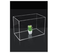 One-Piece Acrylic High Transparent Waterproof Five-Sided Box Shooting Water Tank Drawer Tray Photography Water Tank Sink(50x10x30cm)