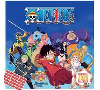 One Piece Anime Calendar 2026 Square Calendar with Free Organisational Stickers Included