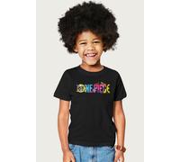 One Piece Anime Pirate Life Straw Hat Pirates Logo T-Shirt in Black | Size: 3-4 Years One Piece Black 3-4 Years