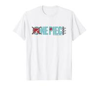 One Piece Arlong Badge Anime T-Shirt, Men, White, 6X-Large