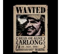 One Piece Arlong Wanted Poster Unisex T-Shirt - Black - 4XL