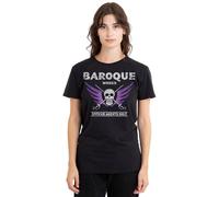 One Piece Baroque Works Agent Ladies T Shirt, Black, X-Large