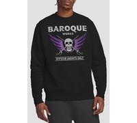One Piece Baroque Works Agent Sweatshirt, Black | Size: Large One Piece Black L