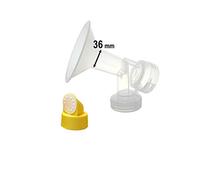 One-Piece Breastshield w/Valve and Membrane for Medela Breast Pumps (XX-Large 36mm)