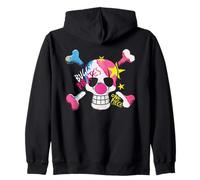 One Piece Buggy Pirates Graffiti Logo Zip Hoodie