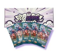 One Piece Cards Booster Packs | 5X English Original Sealed Booster Packs | Custom Handmade Don! Card |One Piece TCG | (OP08 Two Legends English (5 Packs /60 Cards in Total))