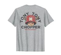 One Piece Chopper Face T-Shirt, Men, Heather Grey, 4X-Large