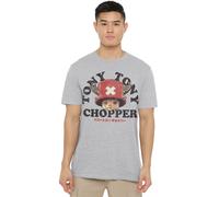 One Piece Season Two Chopper Face Unisex T Shirt, Heather Grey, X-Large
