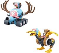 ONE PIECE Chopper Robot No. 1 & No. 2, Chopper Tank & Chopper Wing Plastic Model