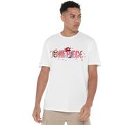 One Piece Chopper Sakura Cherry Blossom Logo Unisex T-Shirt, White, Medium