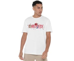One Piece Chopper Sakura Cherry Blossom Logo Unisex T-Shirt, White, Small