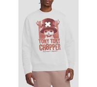 One Piece Chopper Tonal Portrait Sweatshirt, White | Size: 2XL One Piece White 2XL