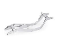 ONE-PIECE CNC SCX30 Chassis Aluminum Frame Rails for Axial SCX30 1/30 RC Crawler, 4x4 Ford Bronco Jeep Wrangler JLU Upgrade Part (Silvery)