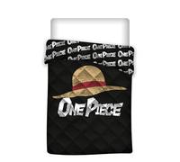 ONE PIECE - Couverture en Quilt 140x200cm - Chapeau de Paille